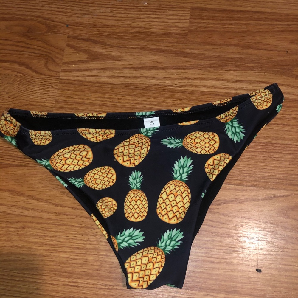 Pineapple bathing suit bottoms